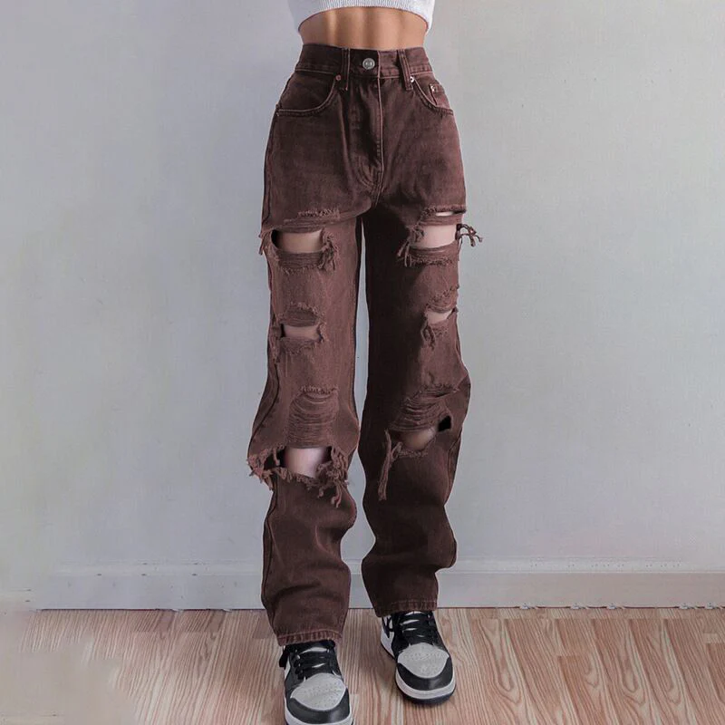 Ripped Gothic Jeans - Image 2