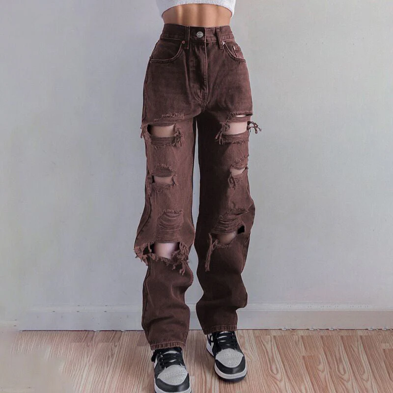 Ripped Gothic Jeans - Image 2