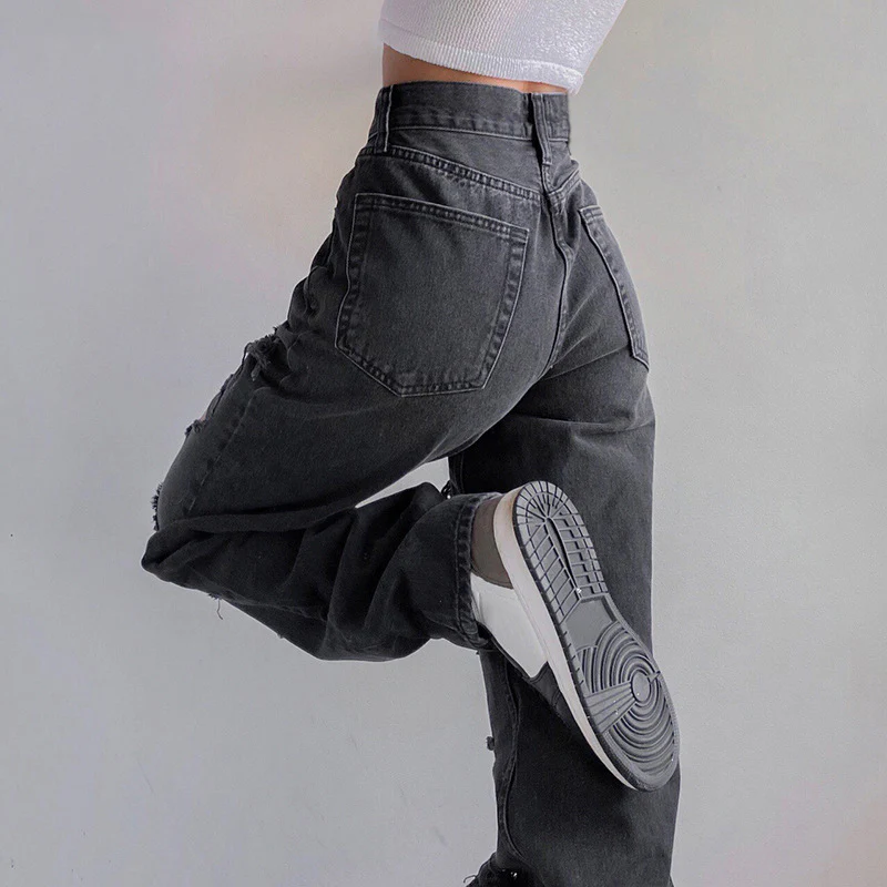 Ripped Gothic Jeans - Image 3