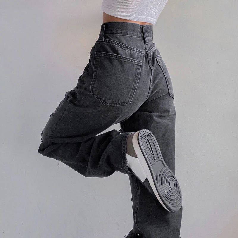 Ripped Gothic Jeans - Image 3