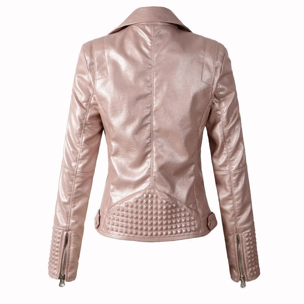 Sheeny Leather Jacket - Image 4