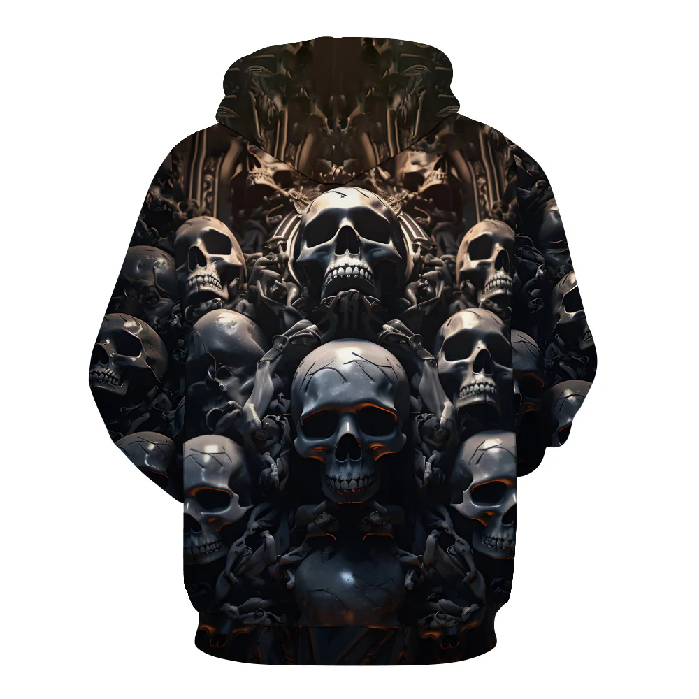 Skull Darkness Hoodie - Image 2