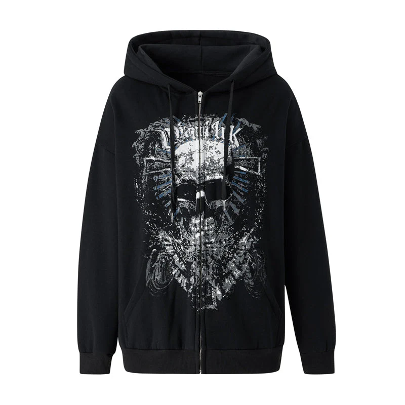 Oversize Skull Hoodie - Image 3