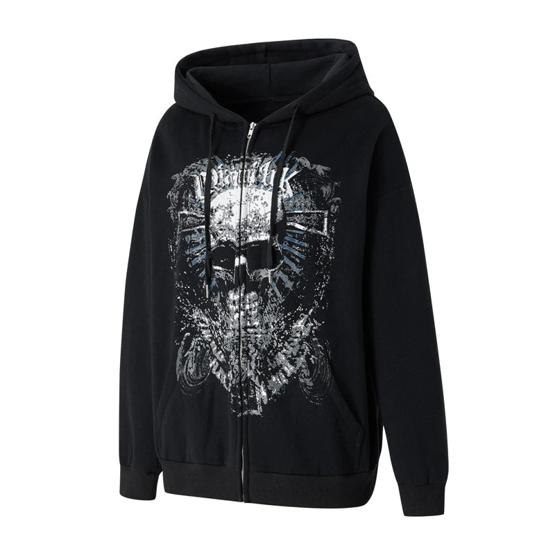 Oversize Skull Hoodie - Image 4