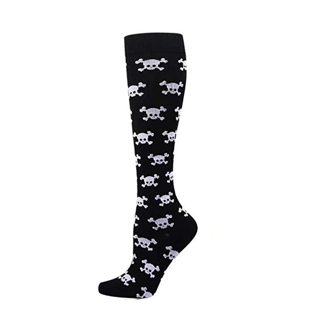 Skull Knee Socks - Image 4