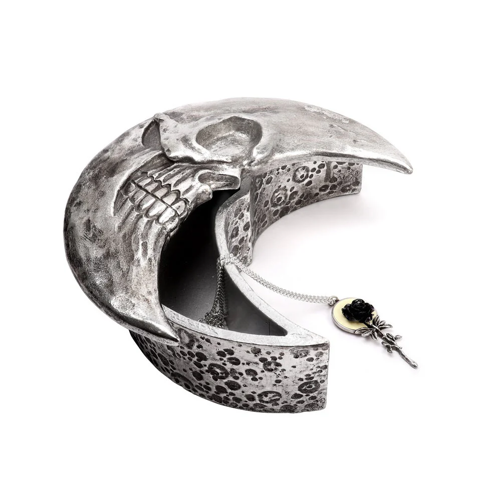 Skull Moon Box - Silver - Image 2