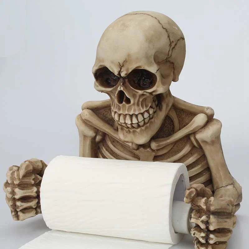 Skull Paper Roll Holder - Image 2
