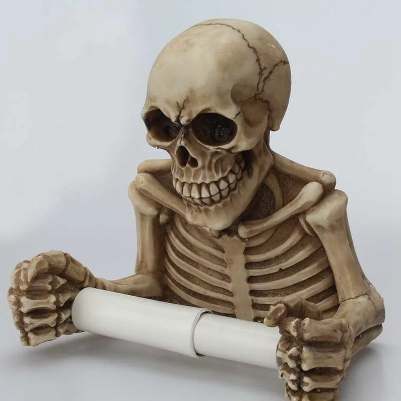 Skull Paper Roll Holder - Image 3