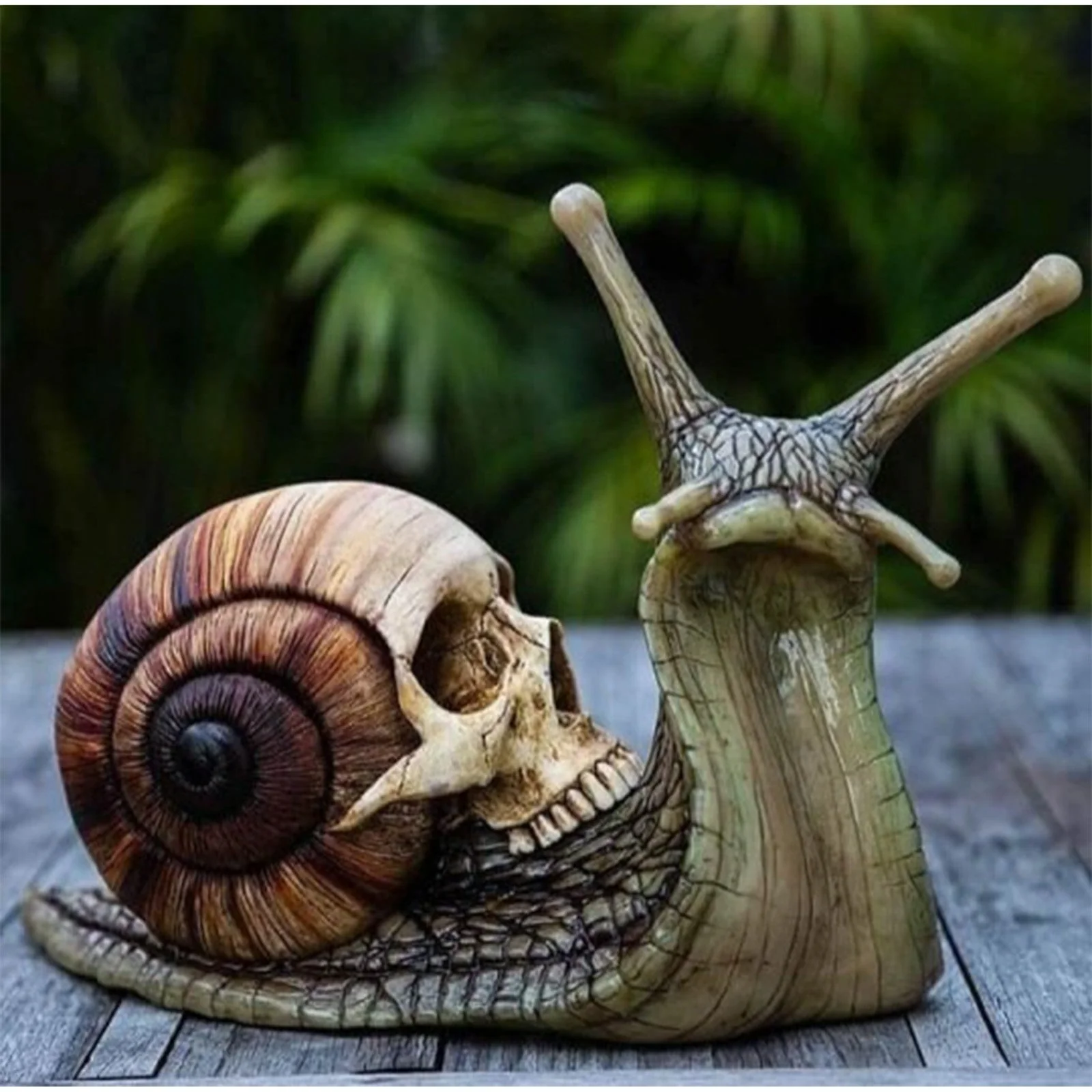 Snail & Skull Ornament - Image 2