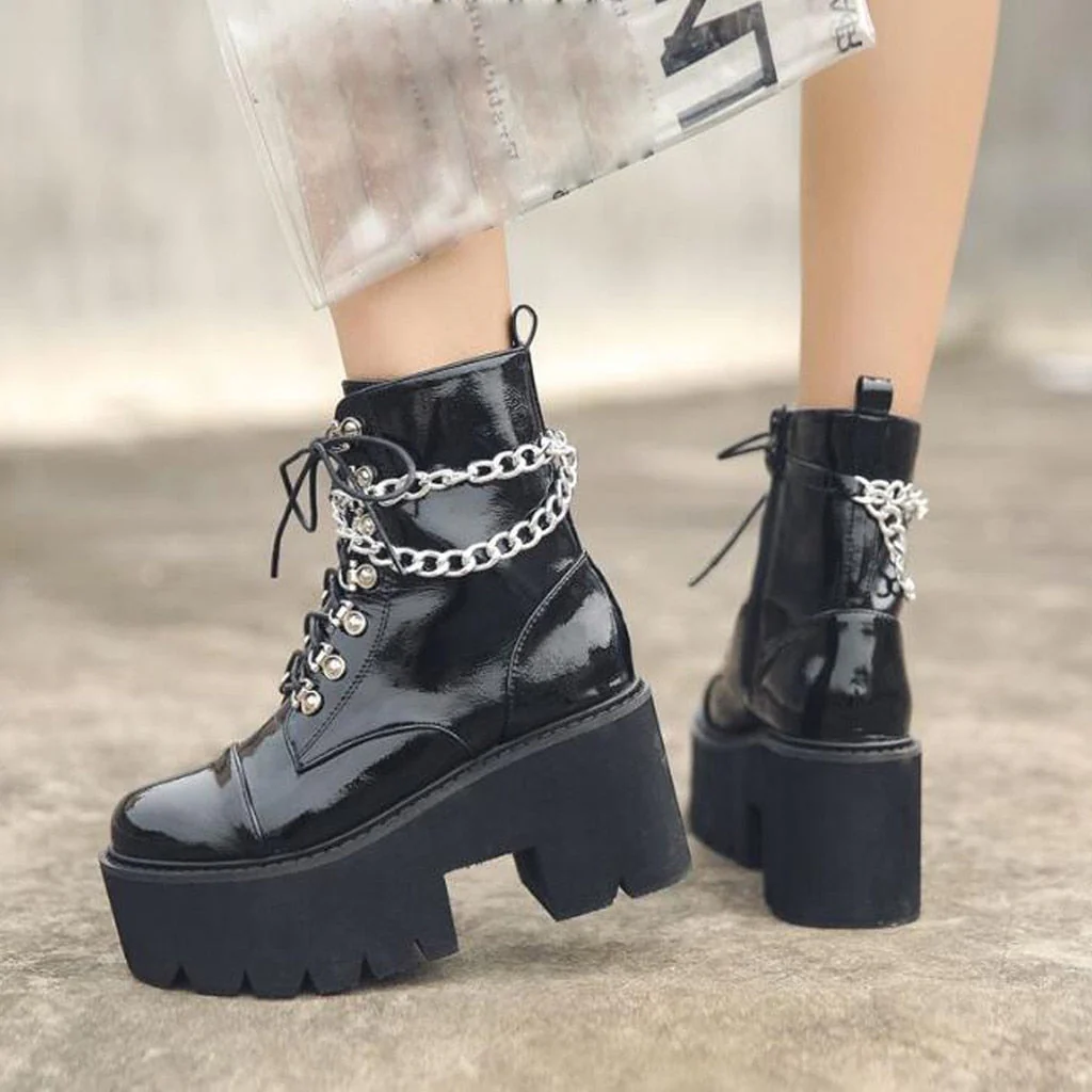 The Ankle Chain Boots - Image 11