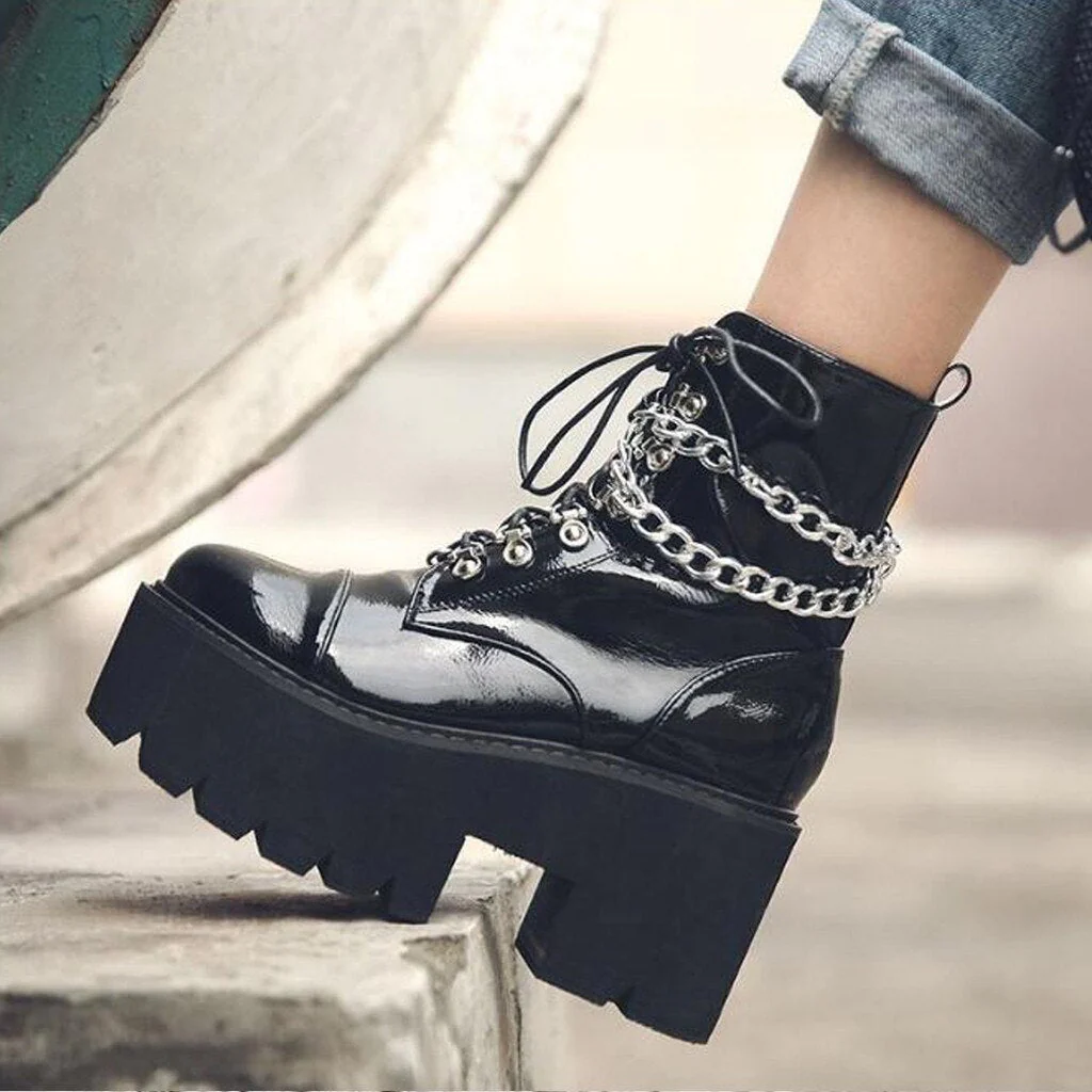 The Ankle Chain Boots - Image 12