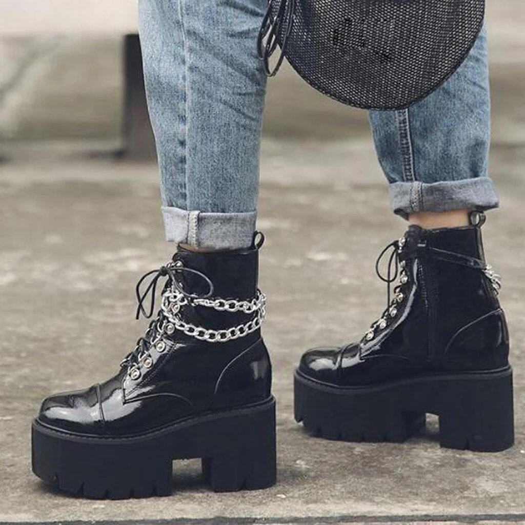 The Ankle Chain Boots - Image 13