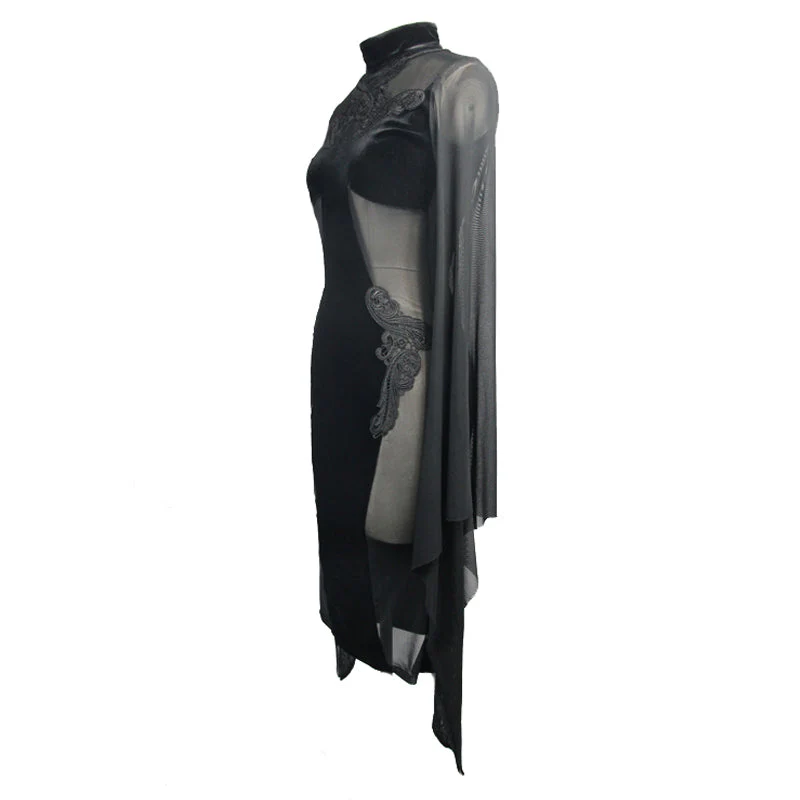 The Black Vamp Dress - Image 11