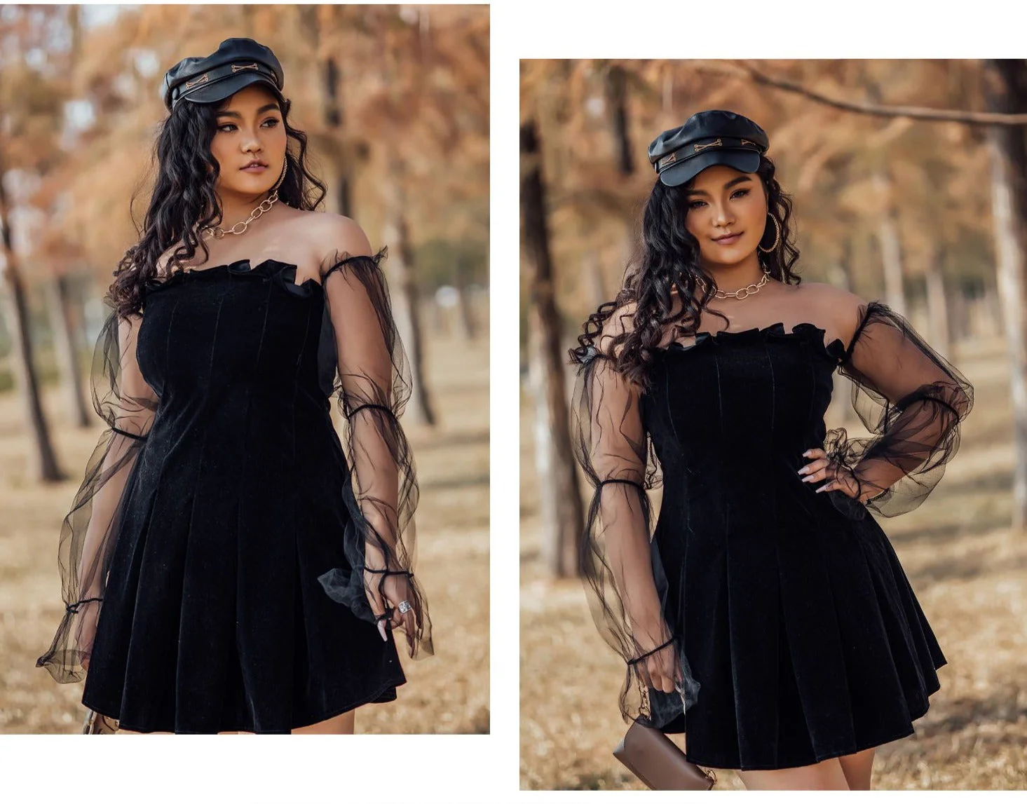 The Bubble Goth Mini Dress - Image 22