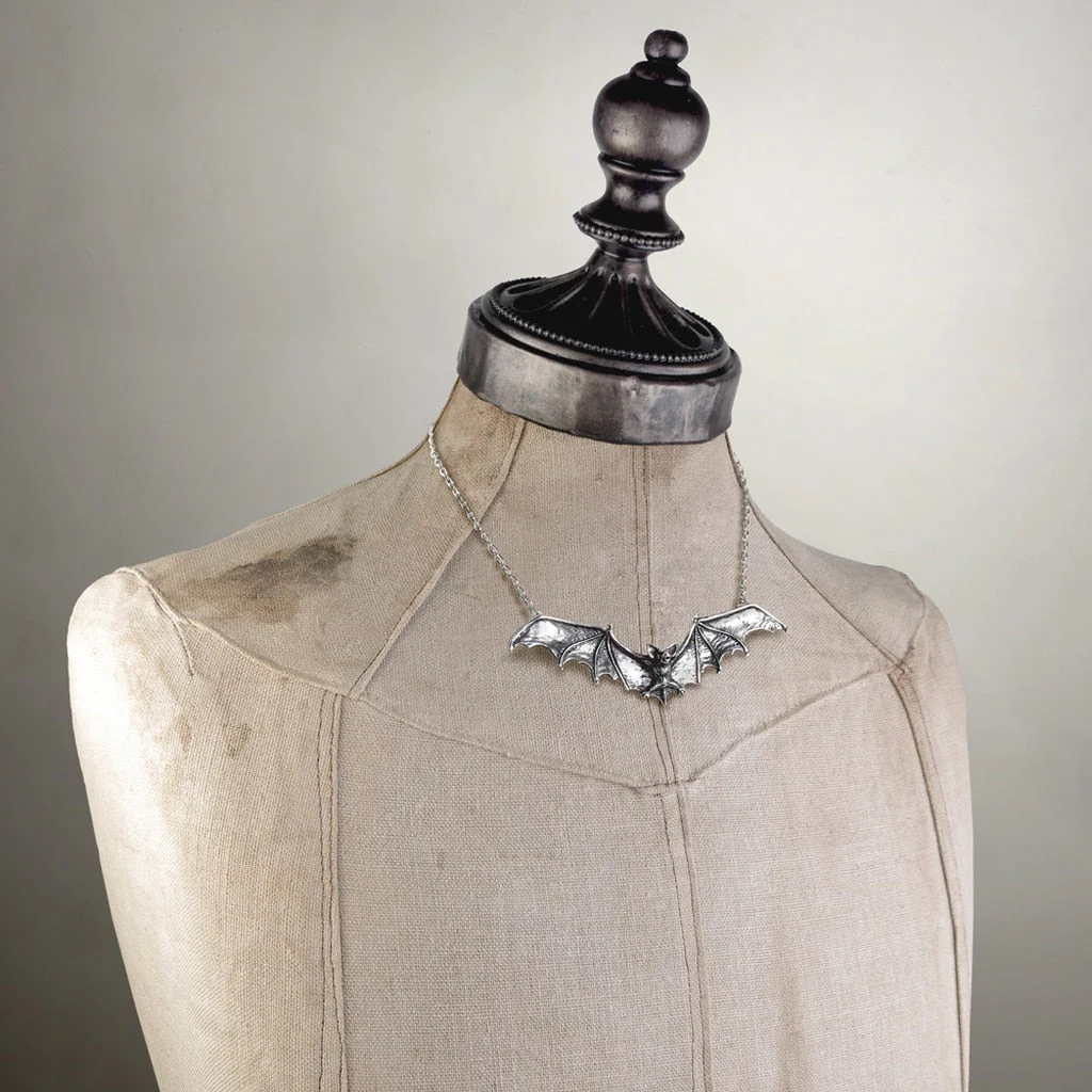 The Gothic Bat Necklace - Image 3