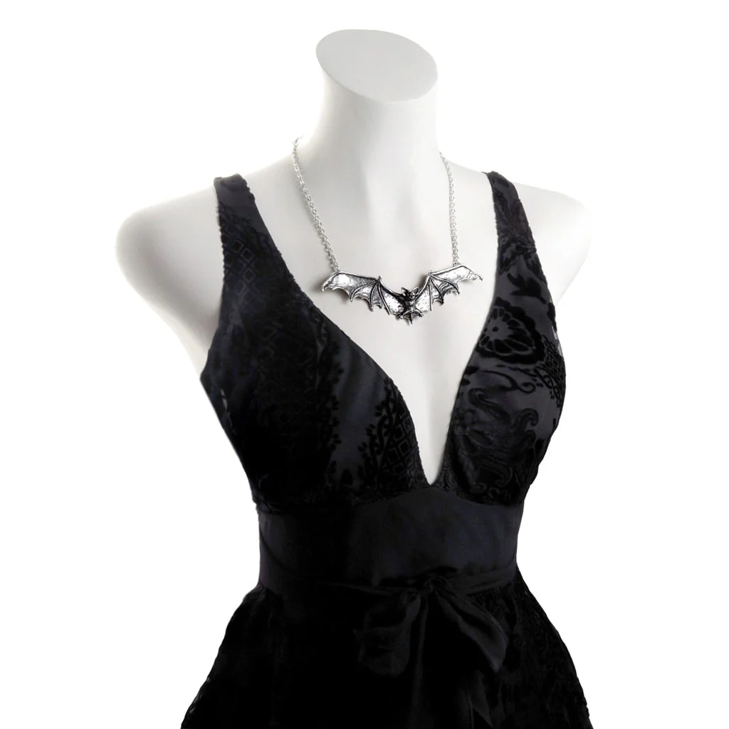 The Gothic Bat Necklace - Image 4