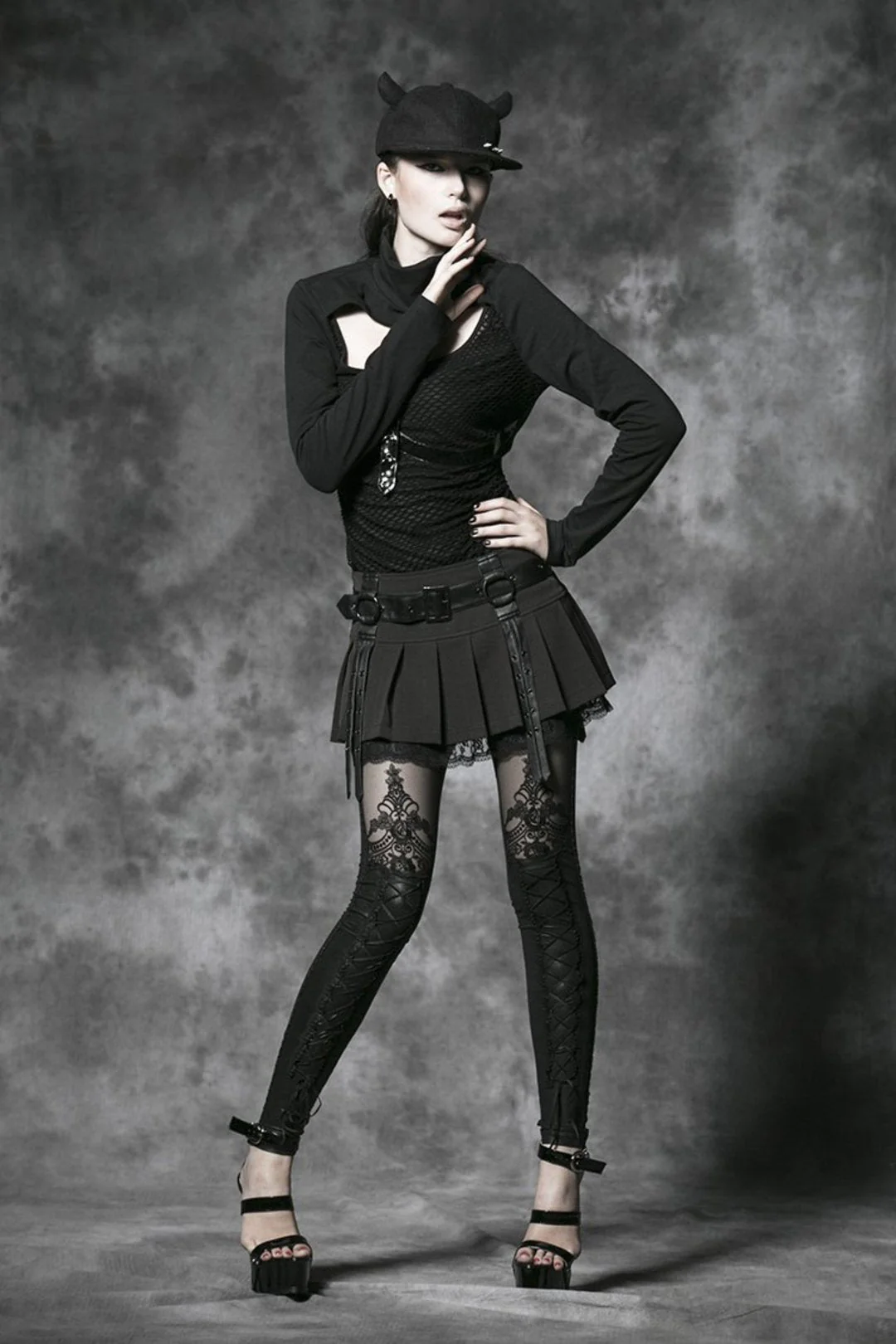 Gothic Corset Leggings - Image 6