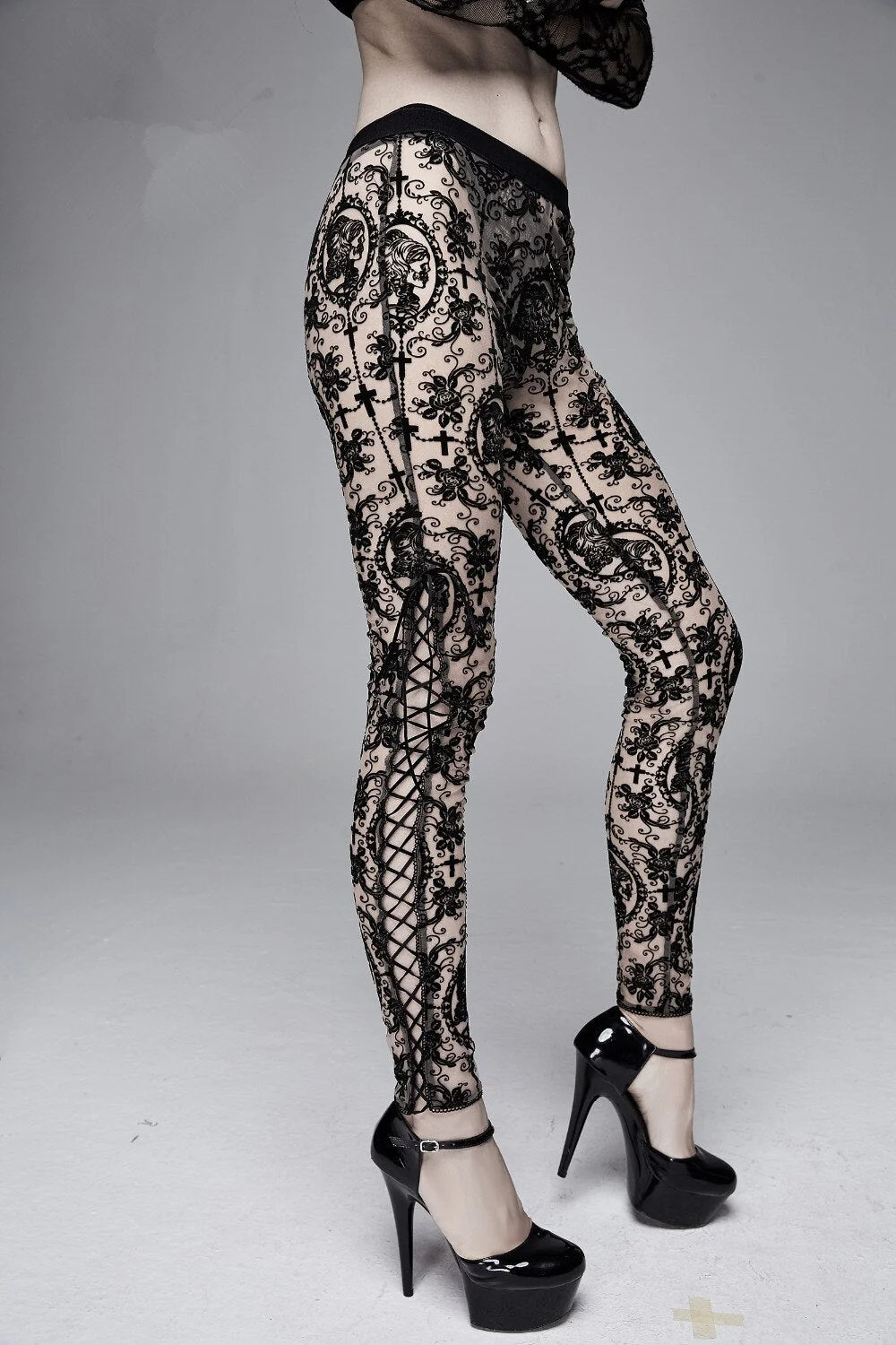 The Lace Cameo Leggings - Image 10