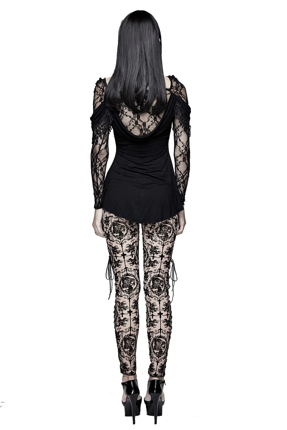The Lace Cameo Leggings - Image 11