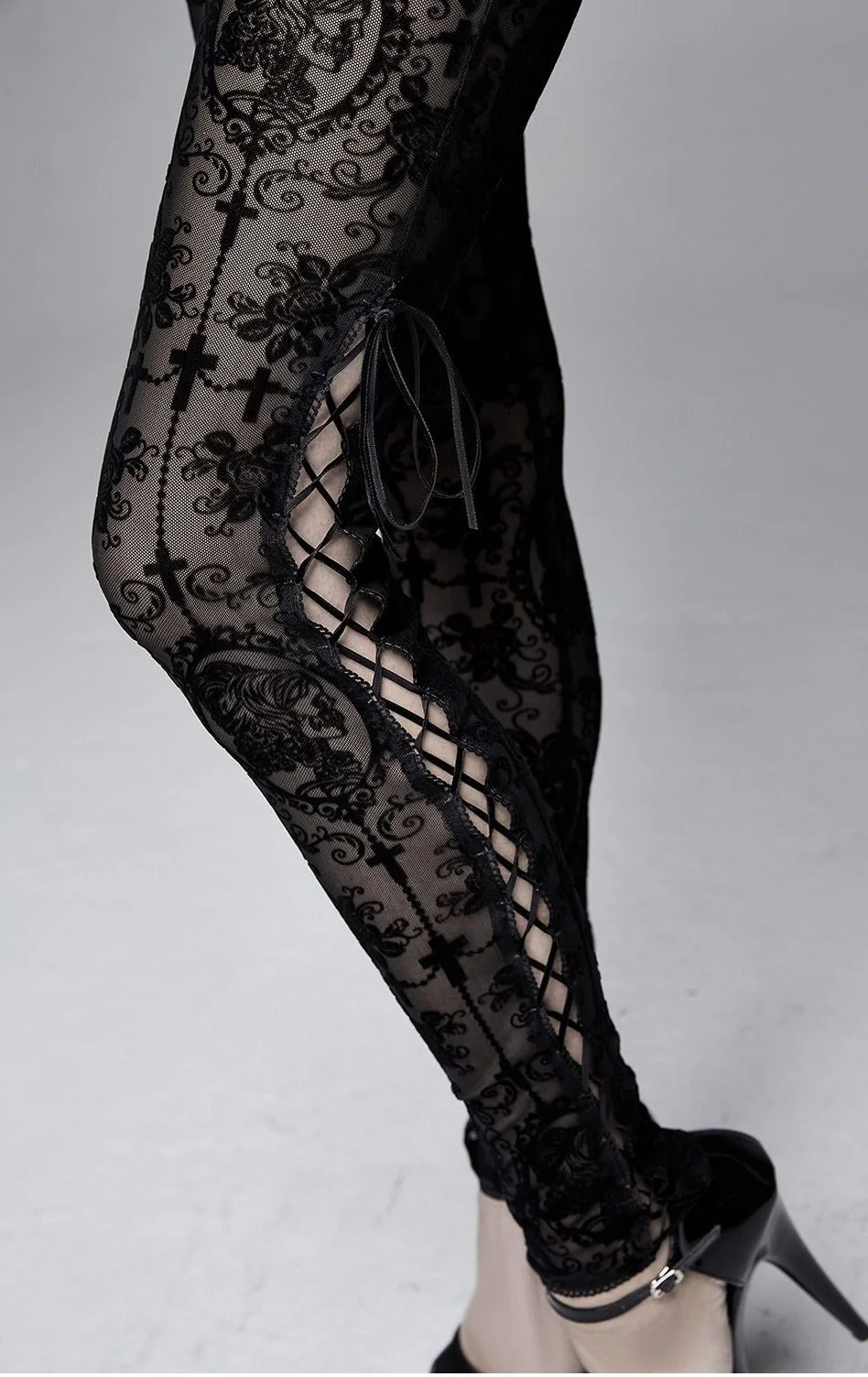 The Lace Cameo Leggings - Image 13