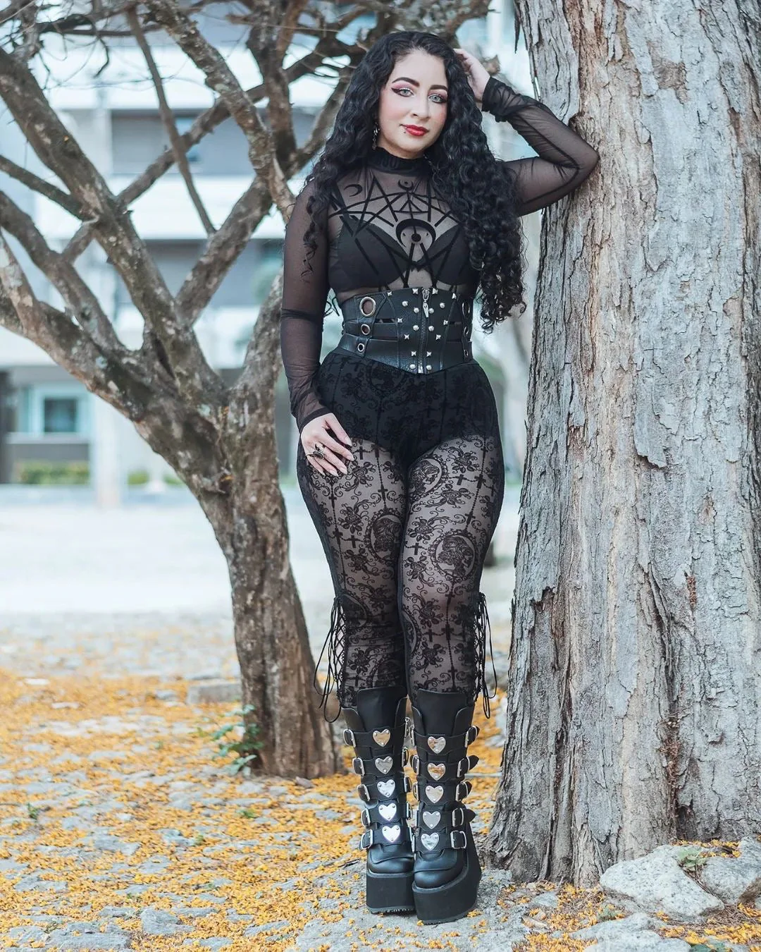 The Lace Cameo Leggings - Image 21