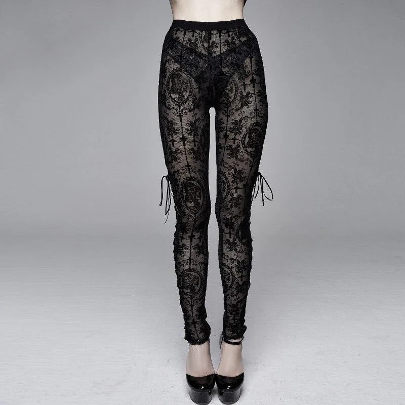 The Lace Cameo Leggings - Image 3