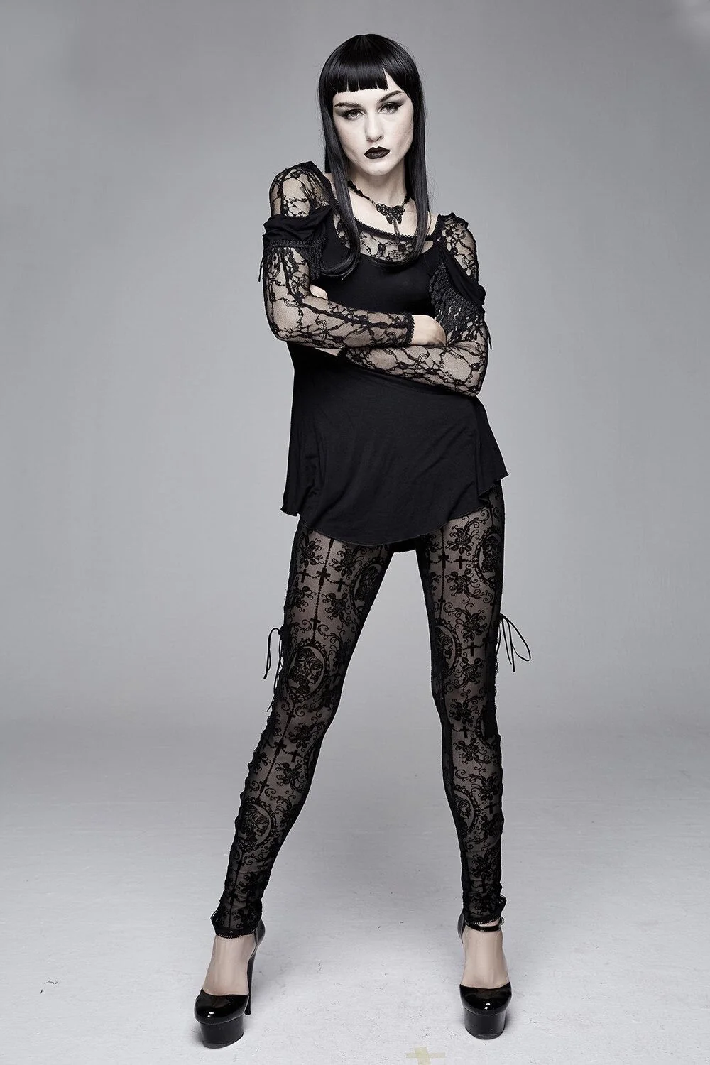 The Lace Cameo Leggings - Image 4