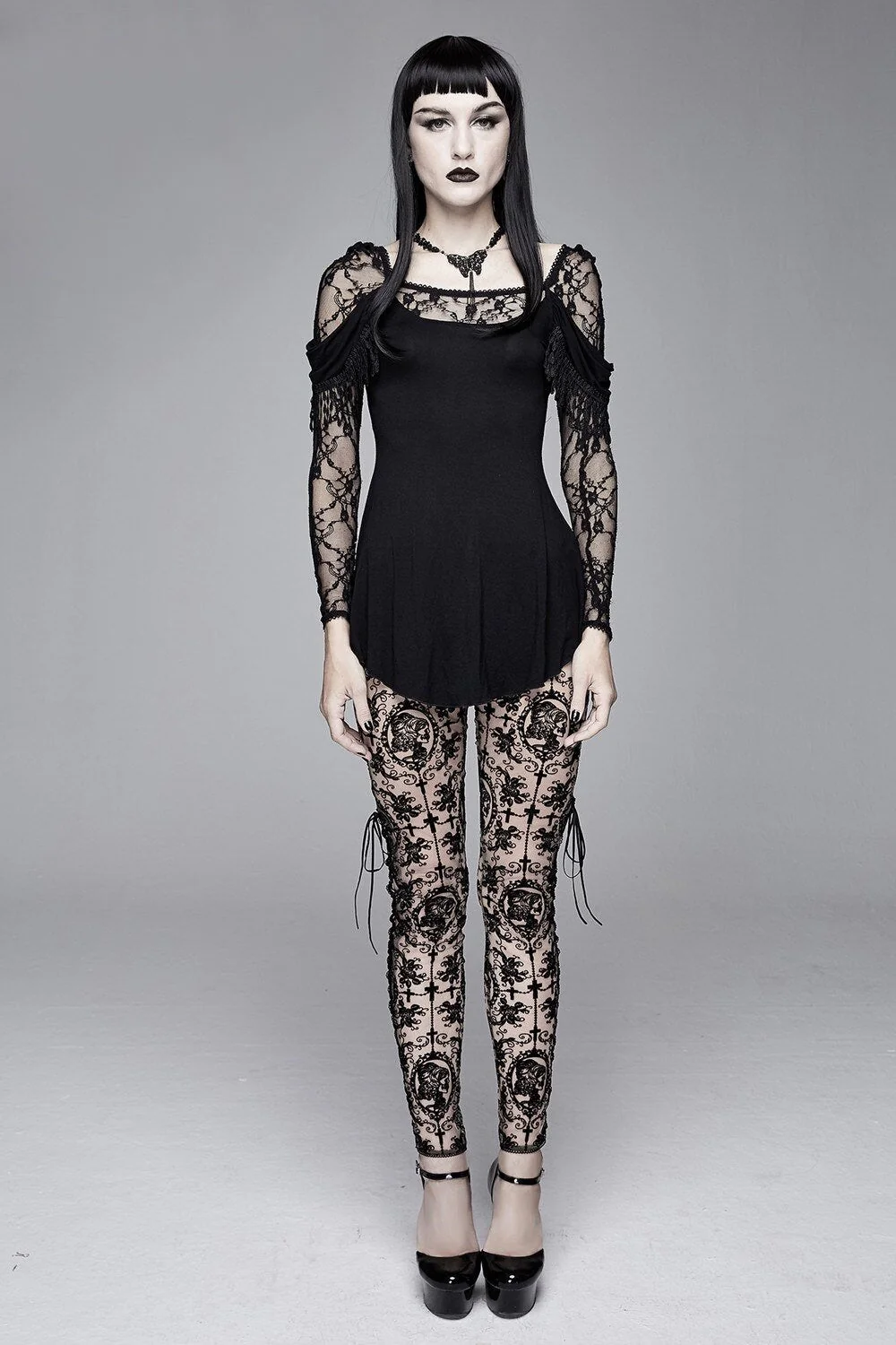 The Lace Cameo Leggings - Image 7