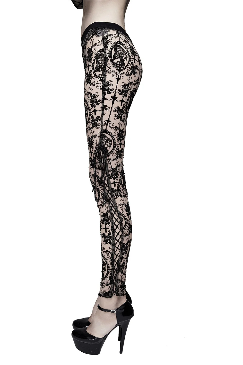 The Lace Cameo Leggings - Image 9