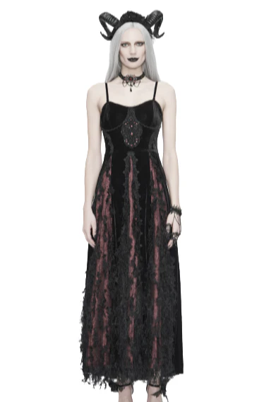 The Lady Burgundy Dress - Image 13