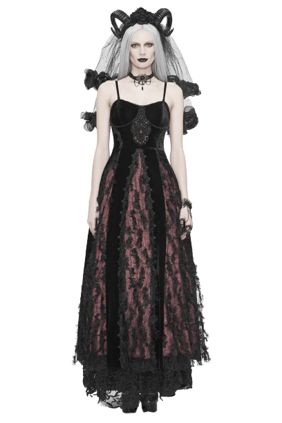 The Lady Burgundy Dress - Image 2