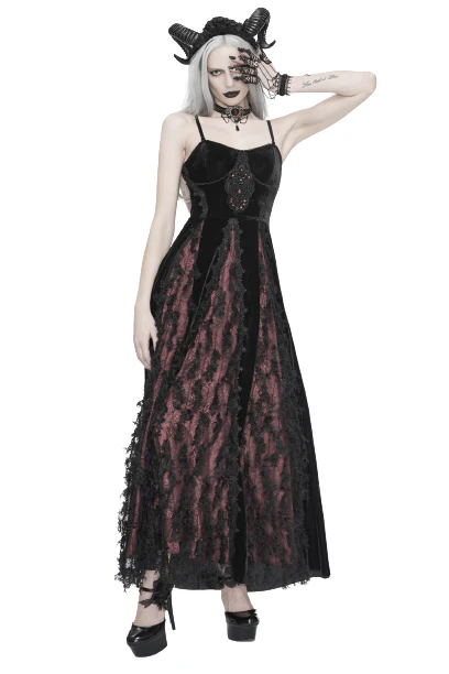 The Lady Burgundy Dress - Image 4
