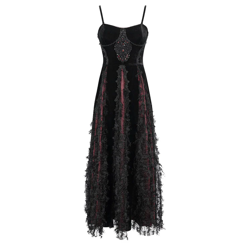 The Lady Burgundy Dress - Image 5