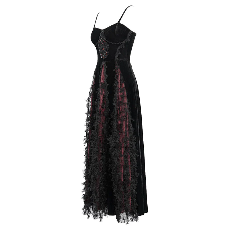 The Lady Burgundy Dress - Image 7