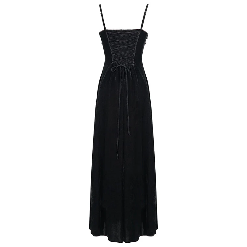 The Lady Burgundy Dress - Image 8