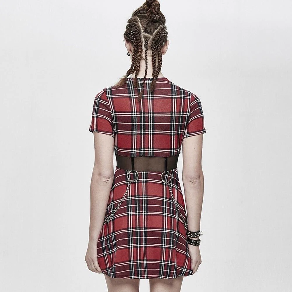 Punk Chains Mini Dress - Image 2