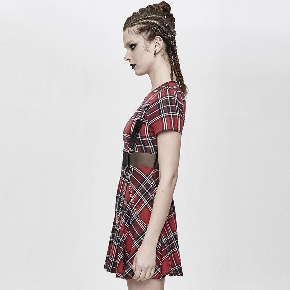 Punk Chains Mini Dress - Image 3