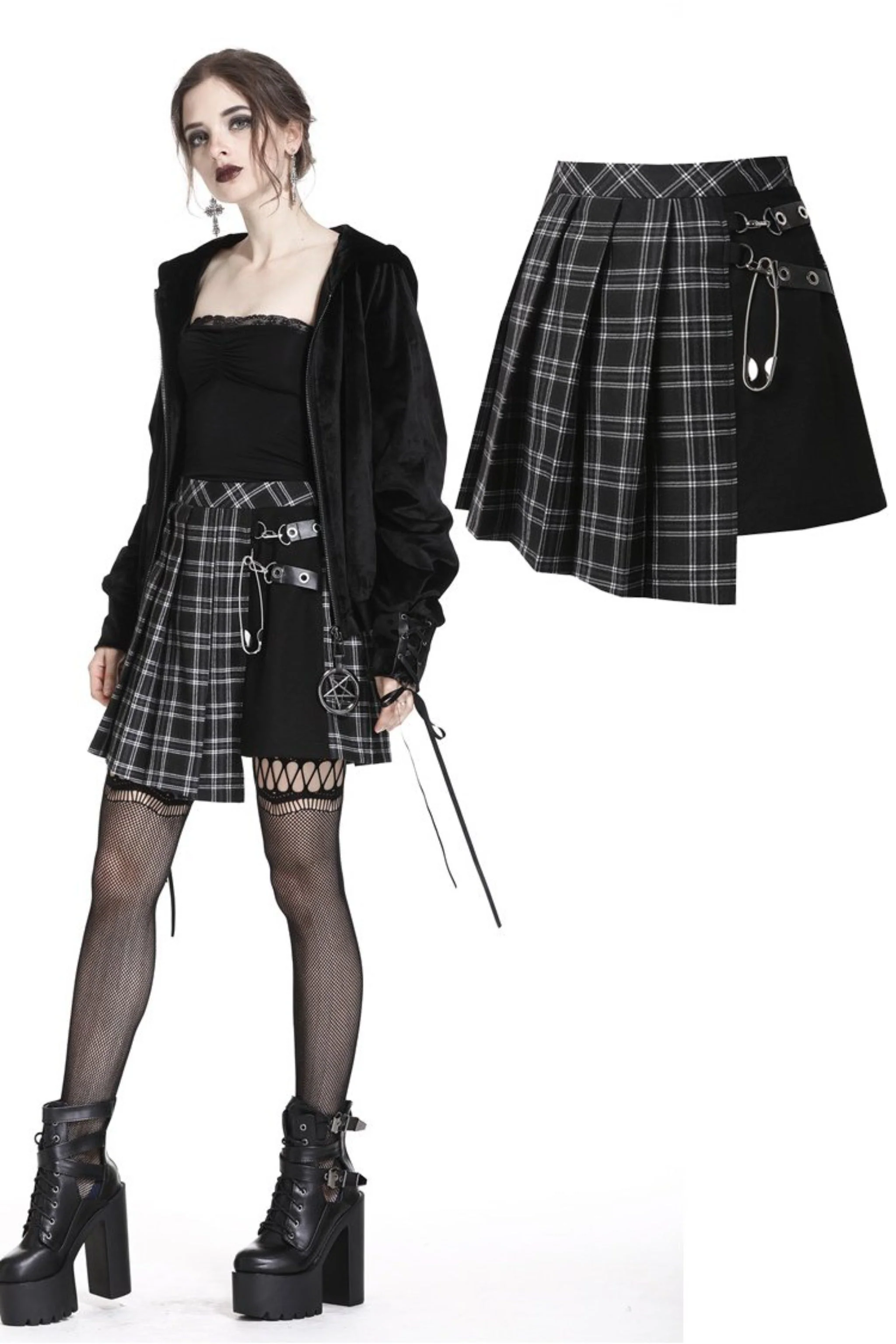 The Punk Plaid Skirt - Image 4