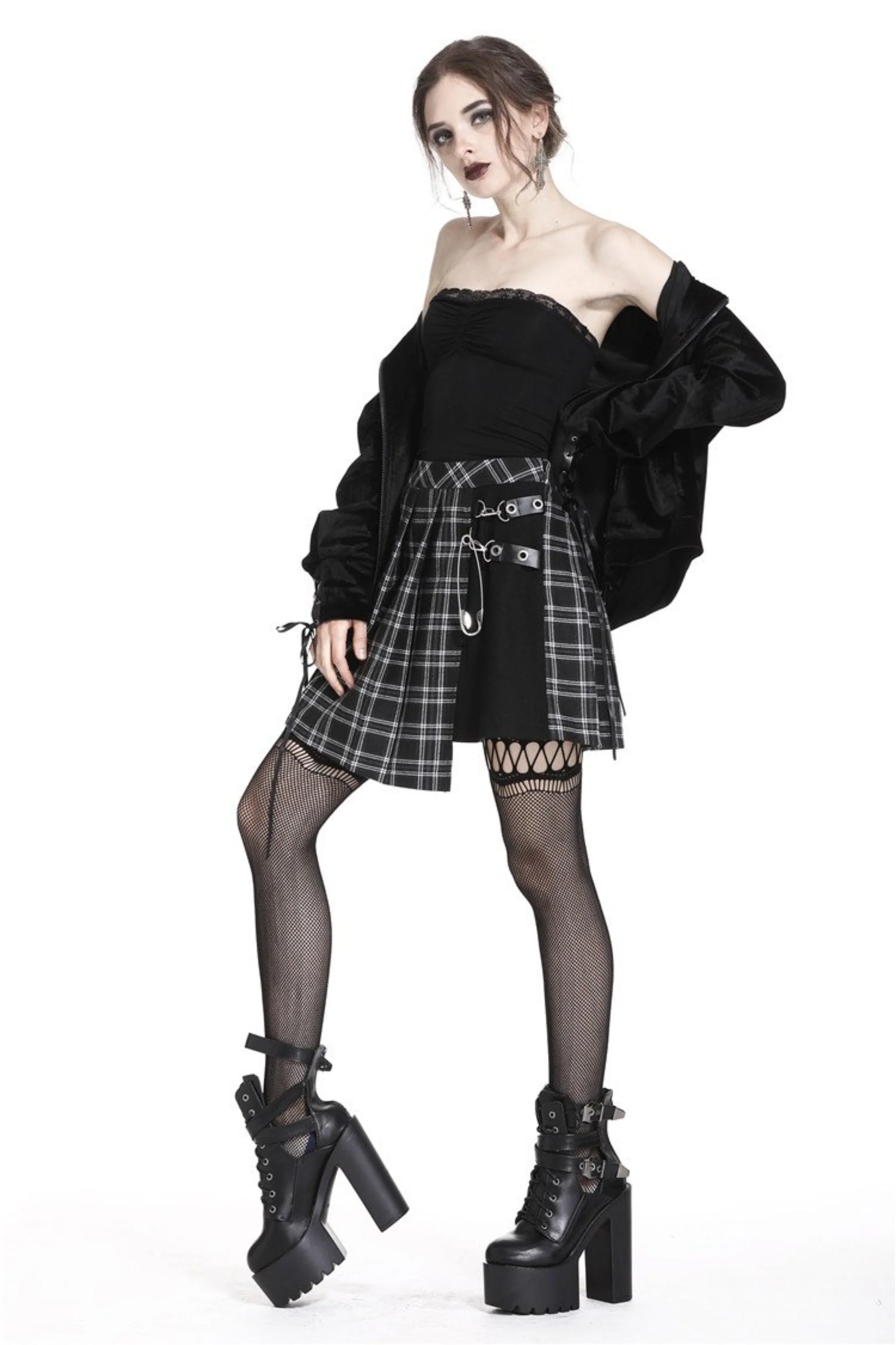 The Punk Plaid Skirt - Image 7