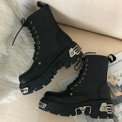 The Steel Punk Ankle Boots - Image 4