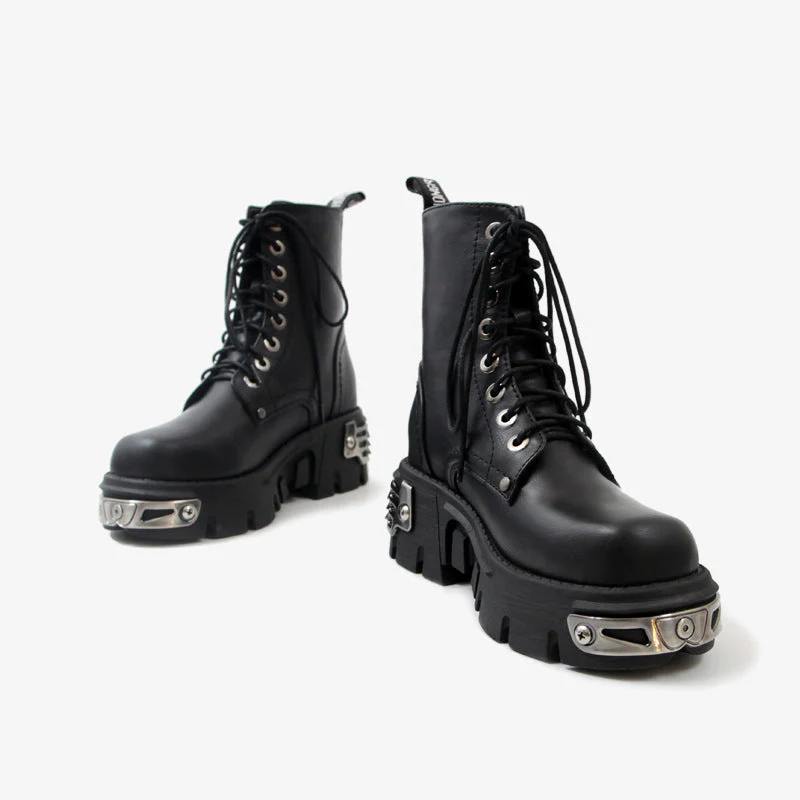 The Steel Punk Ankle Boots - Image 5