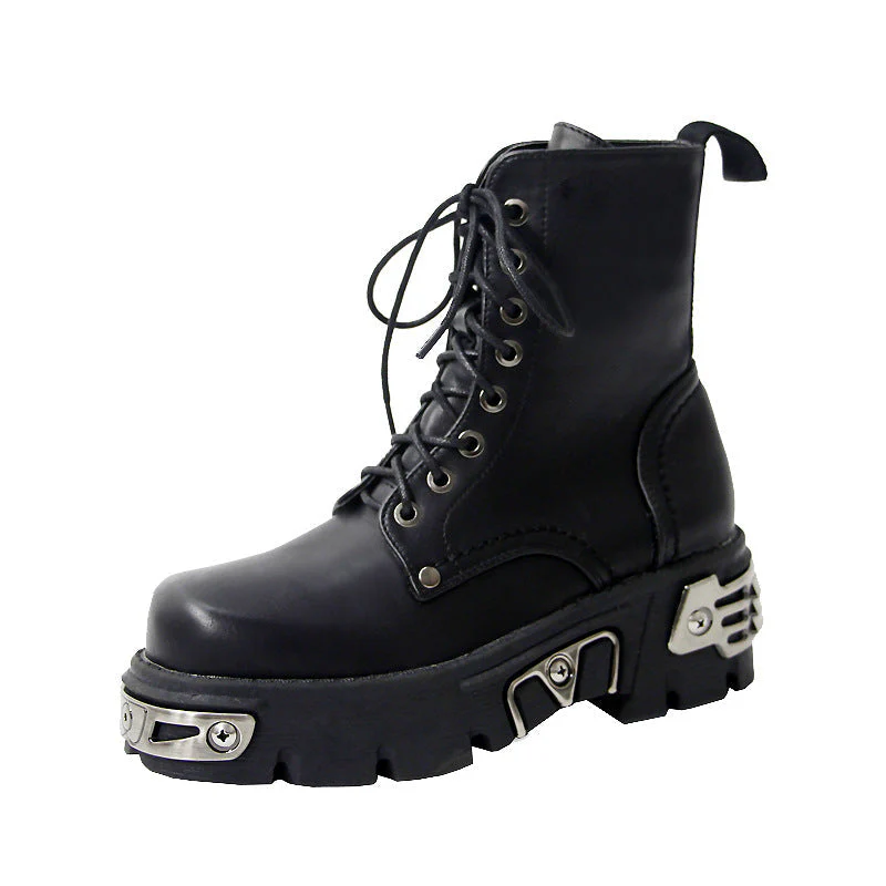 The Steel Punk Ankle Boots - Image 3