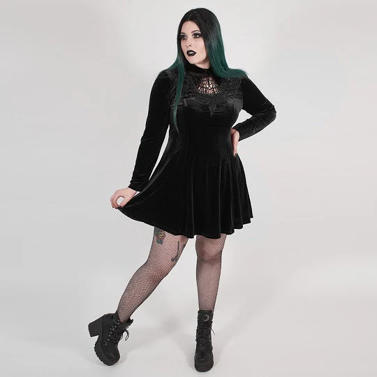Velvet Spider Queen Dress - Image 3