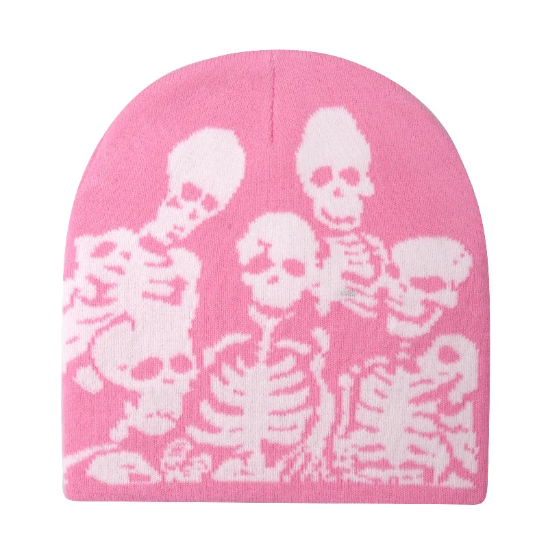 Unisex Skull Beanie - Image 3