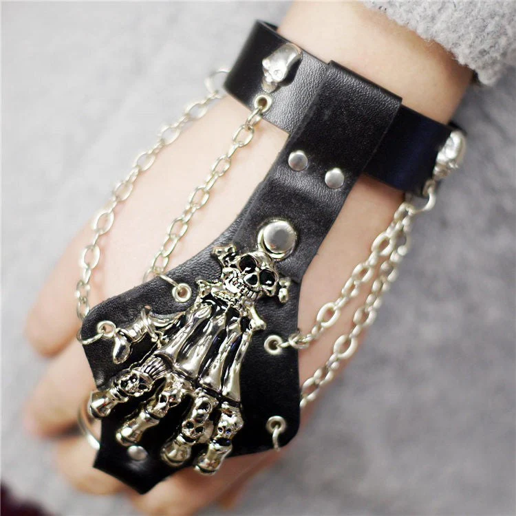 Unisex Skull Hand Glove - Image 3
