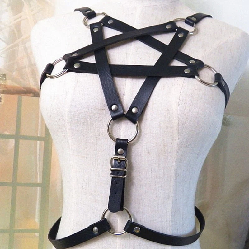Leather Pentagram Harness - Image 3