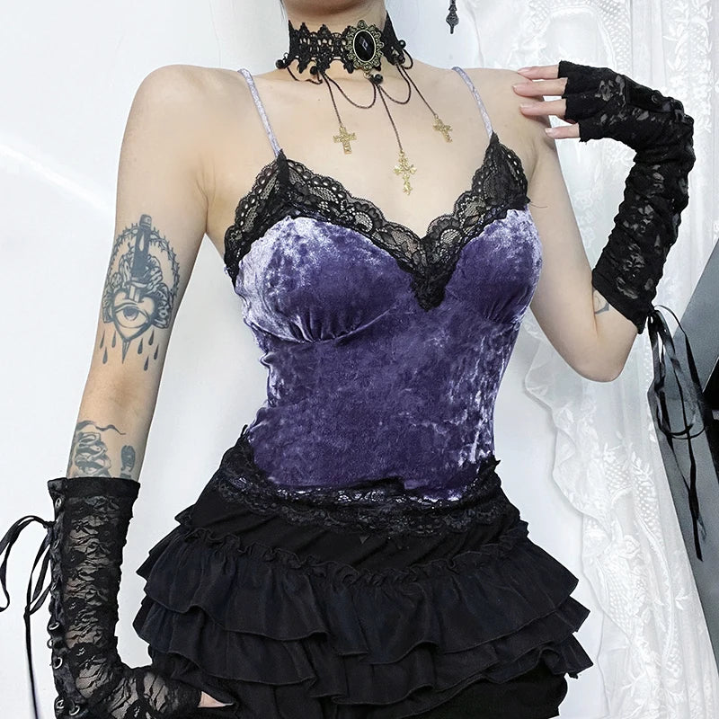 Velvet Corset Top - Image 2