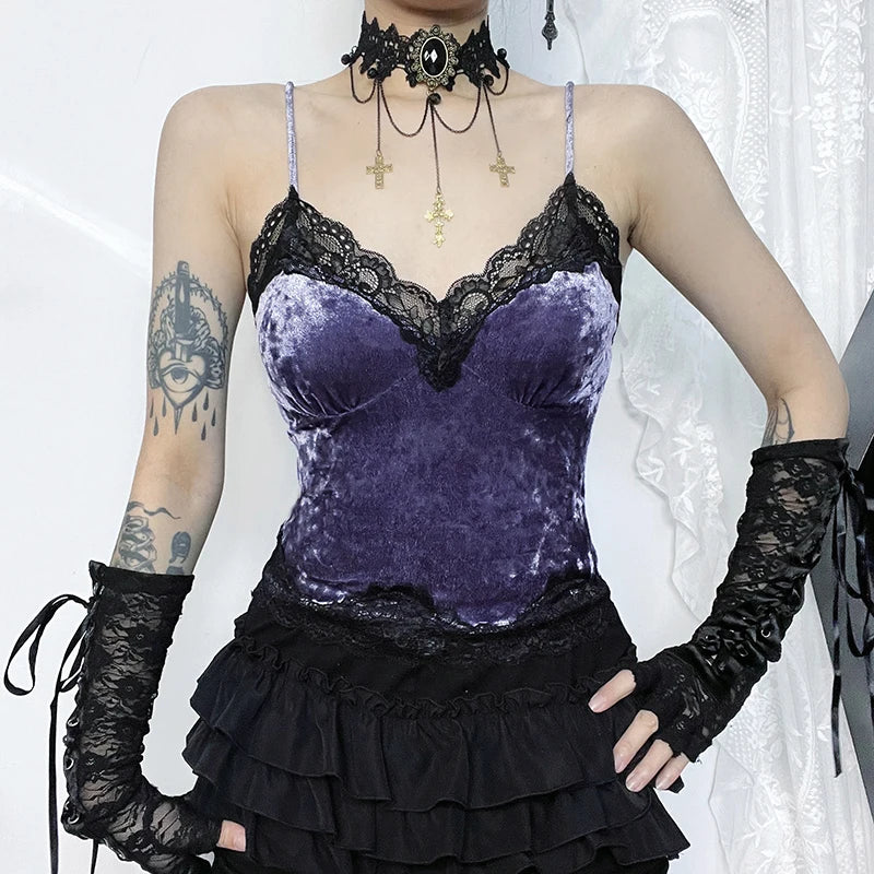 Velvet Corset Top - Image 3