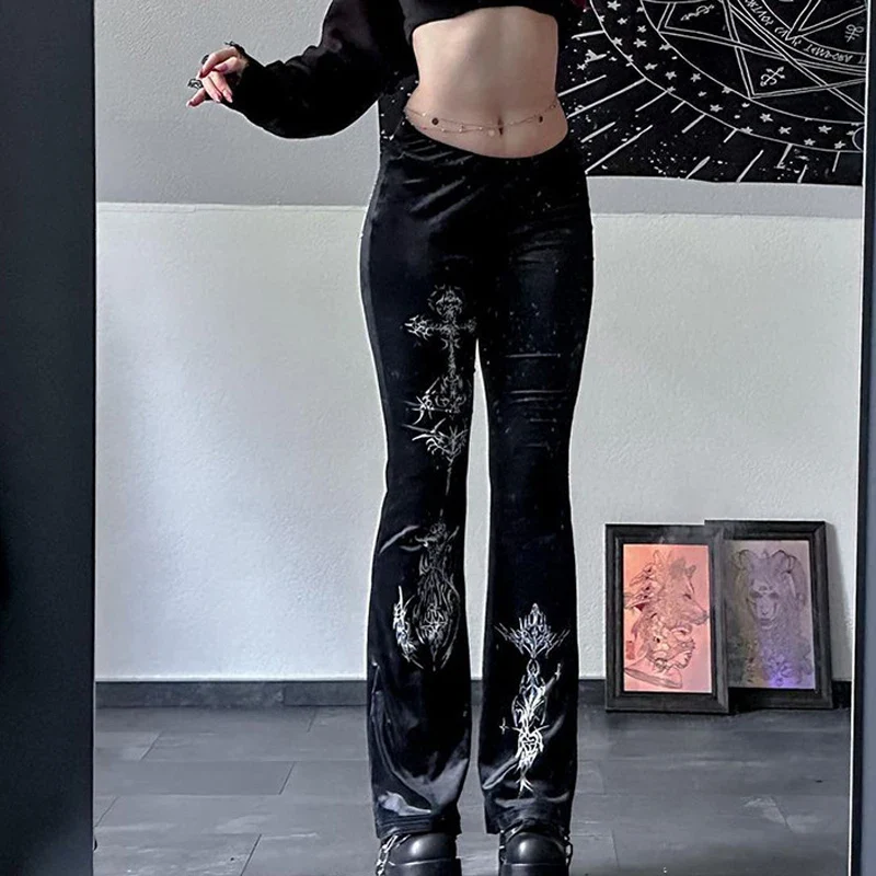 Velvet Flare Pants - Image 2