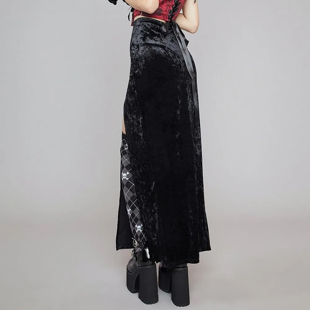 Velvet Vintage Skirt - Image 3